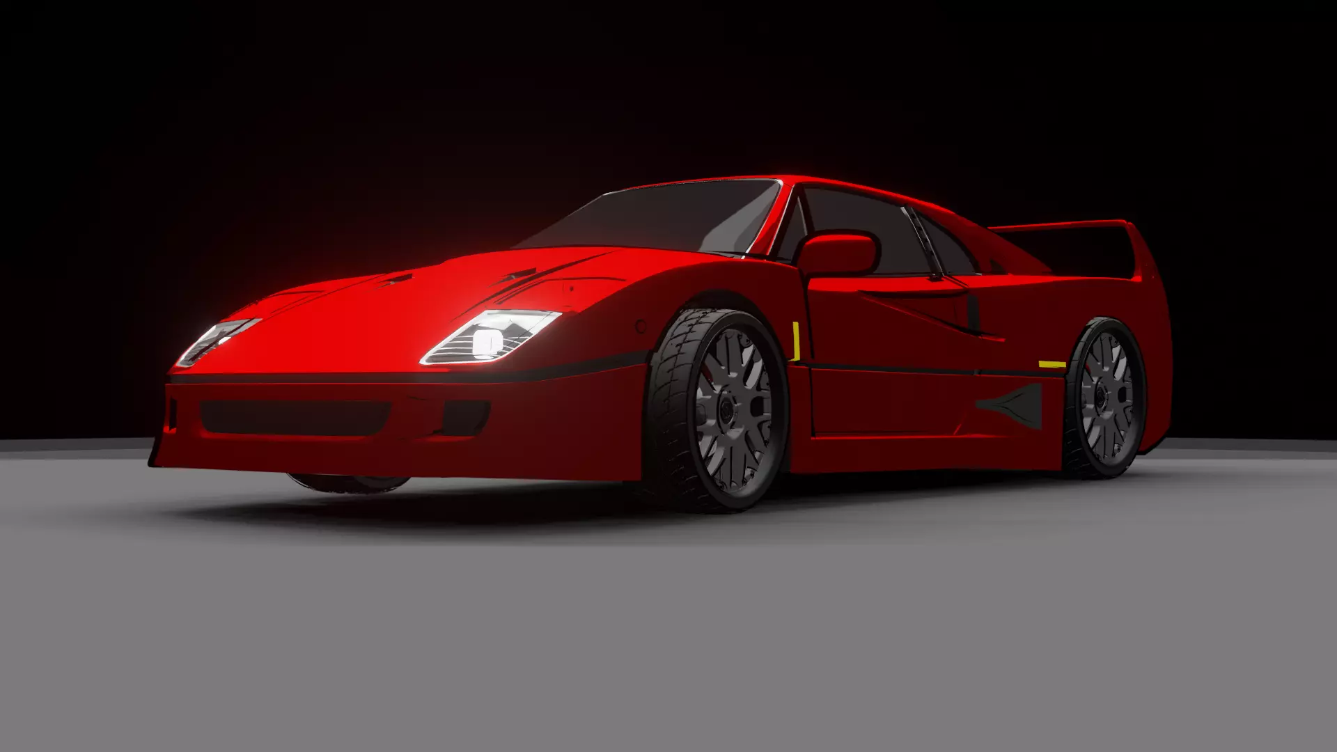 Ferrari sports car Free 3D model_0