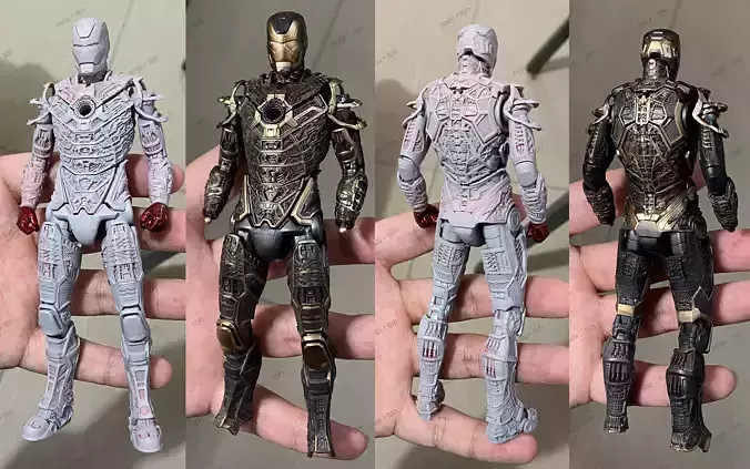  Iron Man mark41         Small scale printable Iron Man 3D print model