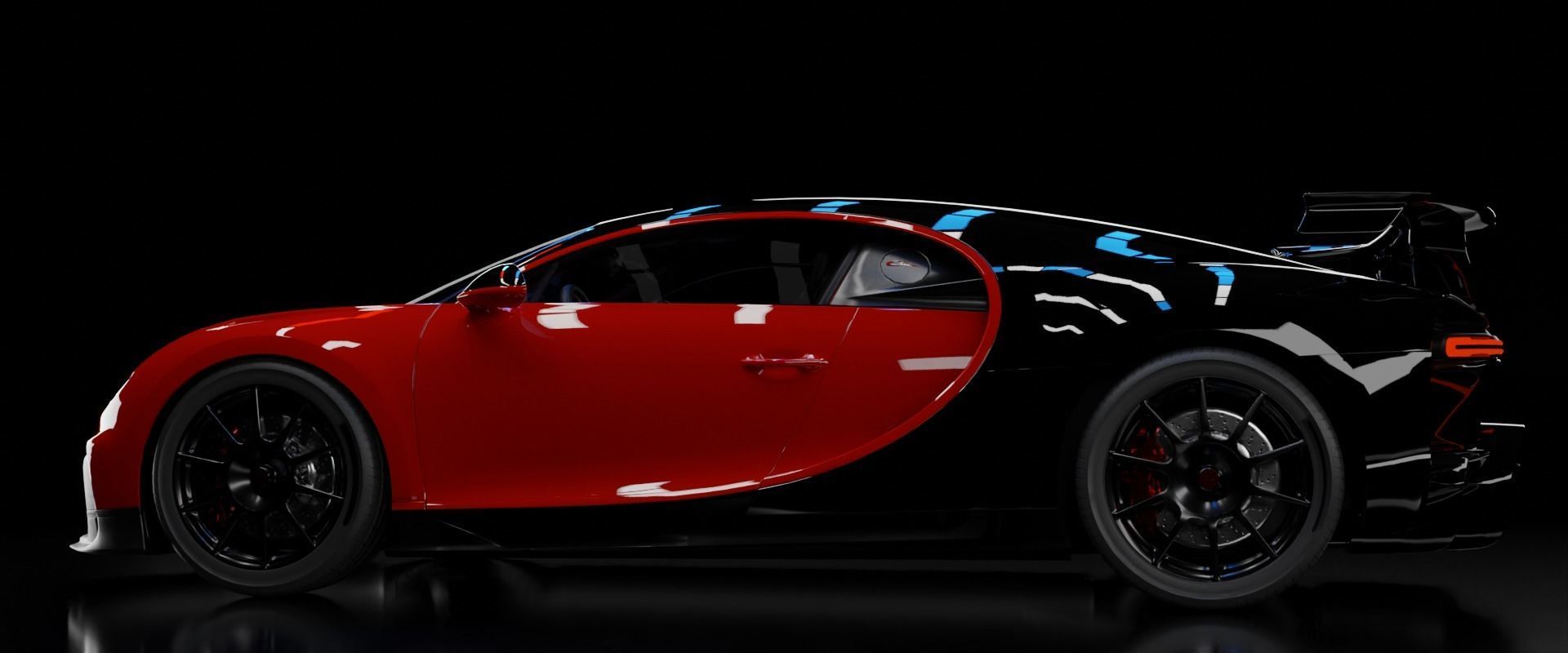 Bugatti veyron Free 3D model_2