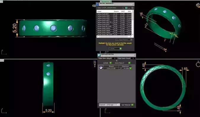 Wedding Ring 3d Model