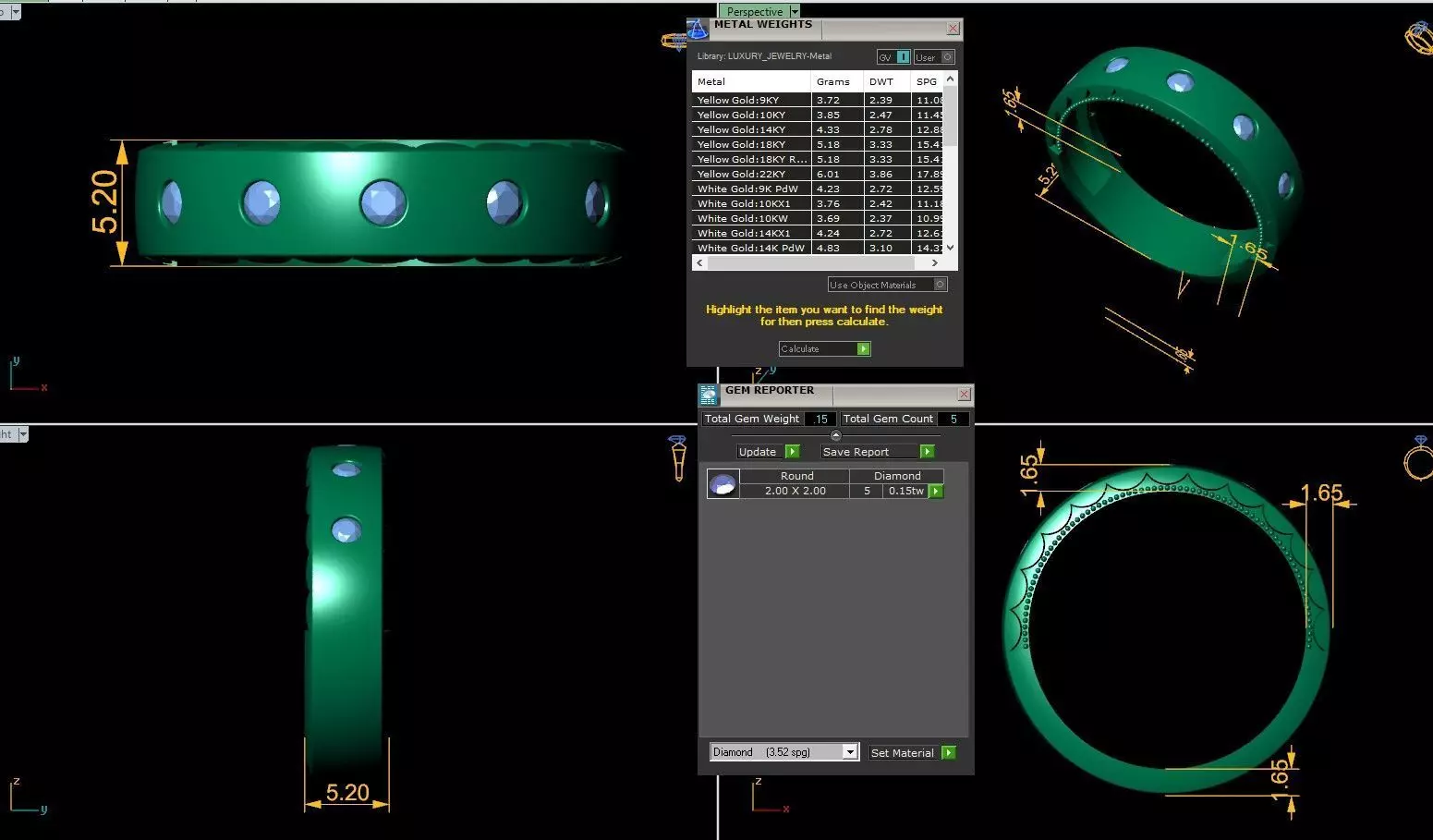 Wedding Ring 3d Model 3D print model_0