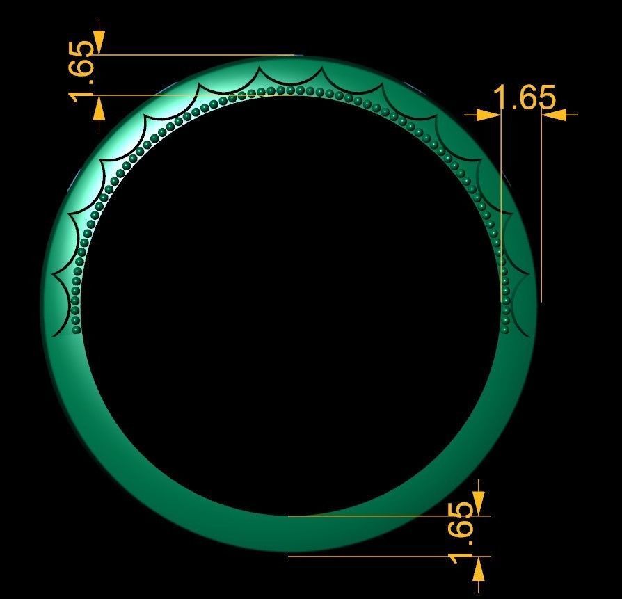 Wedding Ring 3d Model 3D print model_3