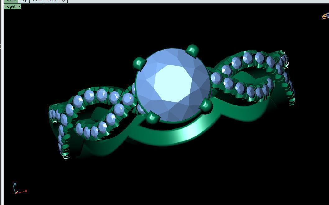 ELE 02 Ring 3d model 3D print model_2