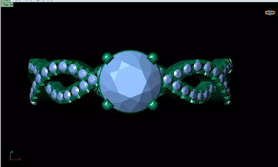 ELE 02 Ring 3d model 3D print model_0