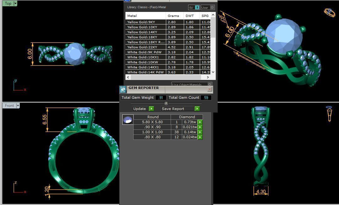 ELE 02 Ring 3d model 3D print model_1