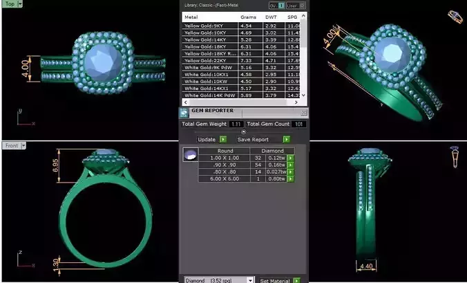 ELE09 Ring 3d Model