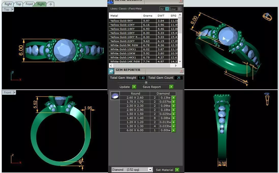 ELE11 Ring 3d Model 3D print model_0