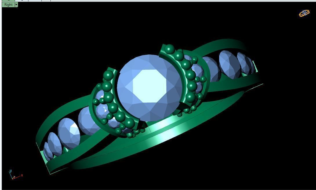 ELE11 Ring 3d Model 3D print model_1