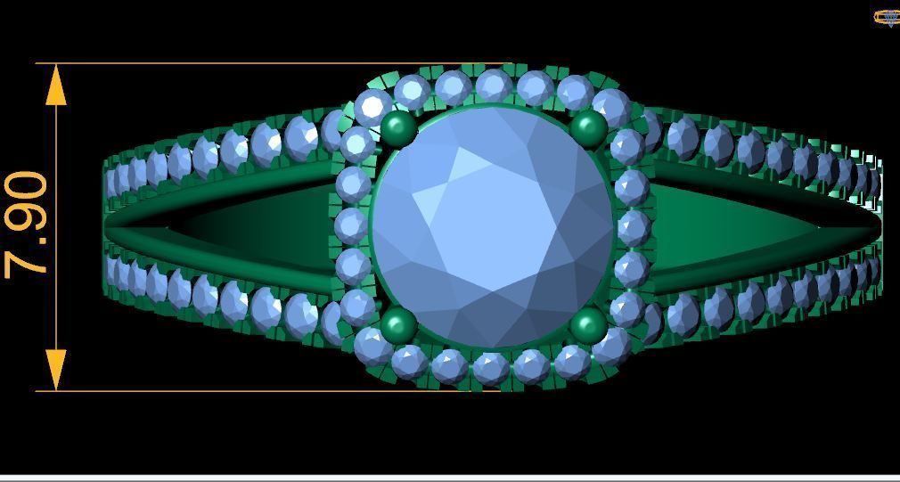 EJD27 Ring 3d Model 3D print model_2