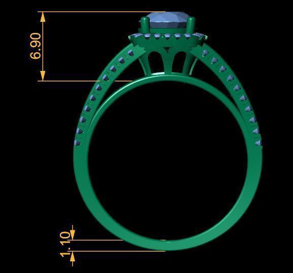 EJD27 Ring 3d Model 3D print model_4
