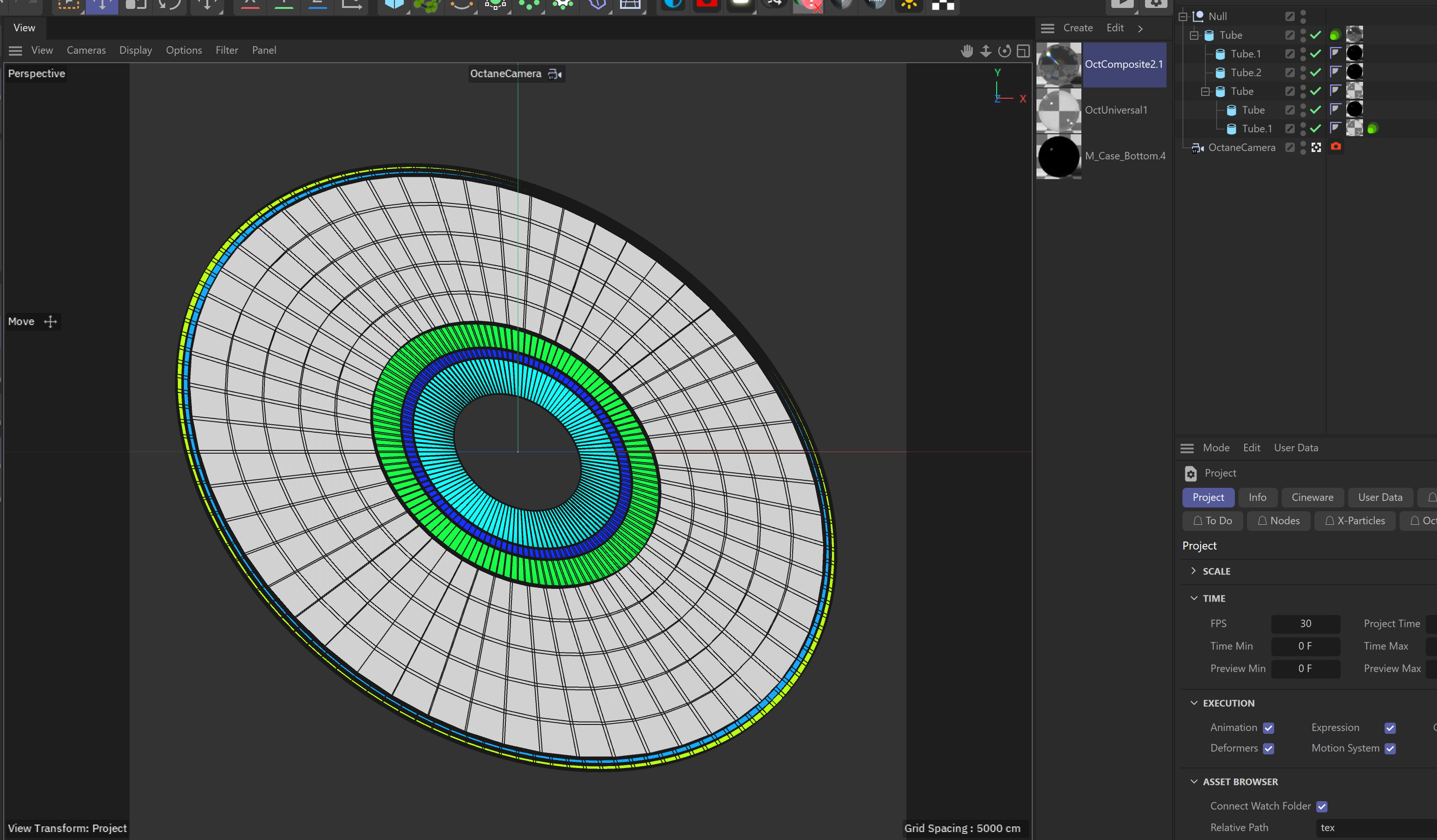 CD Shader in Cinema 4D Octane Render 3D model_4
