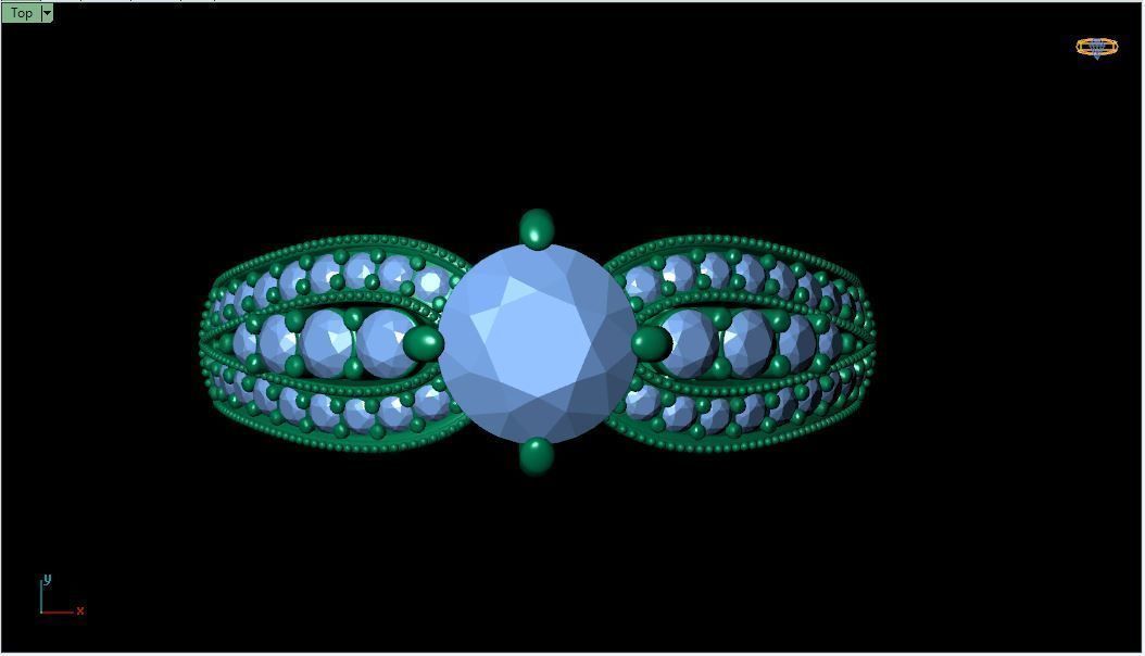 ELE35 Ring 3d Model 3D print model_2