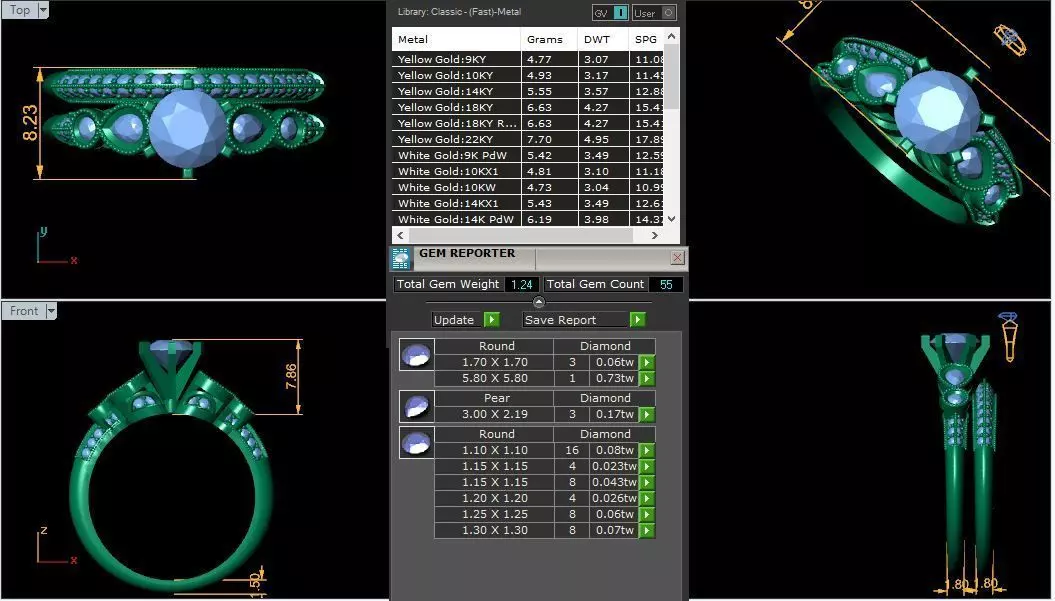 EJD05 Ring 3d Model 3D print model_0