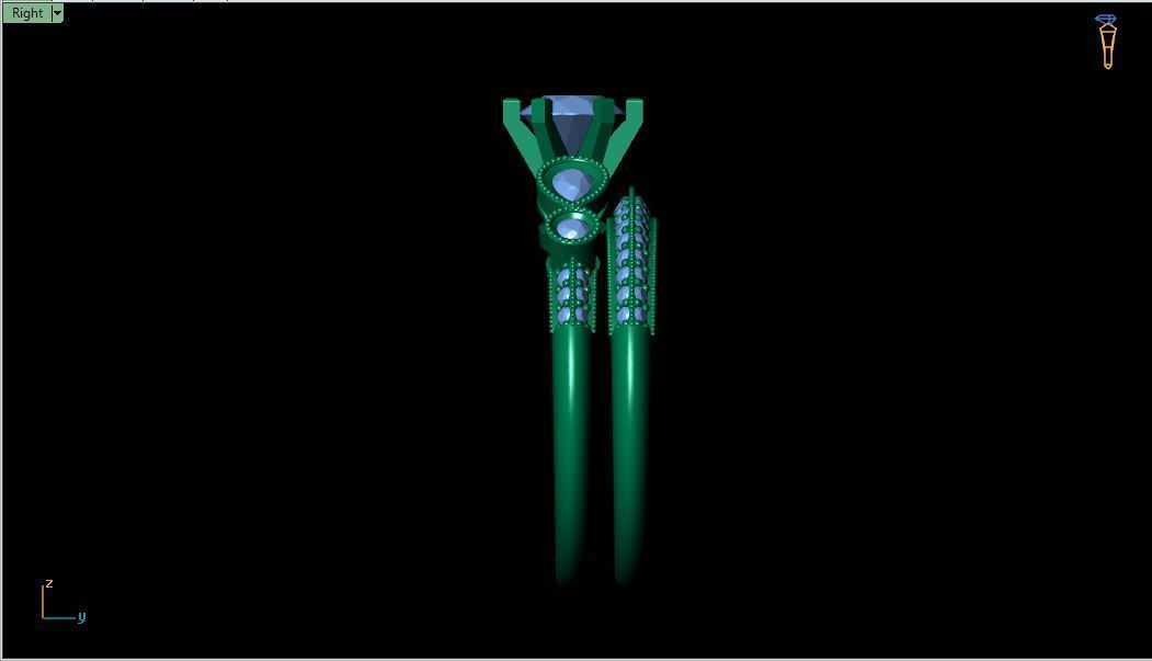 EJD05 Ring 3d Model 3D print model_3