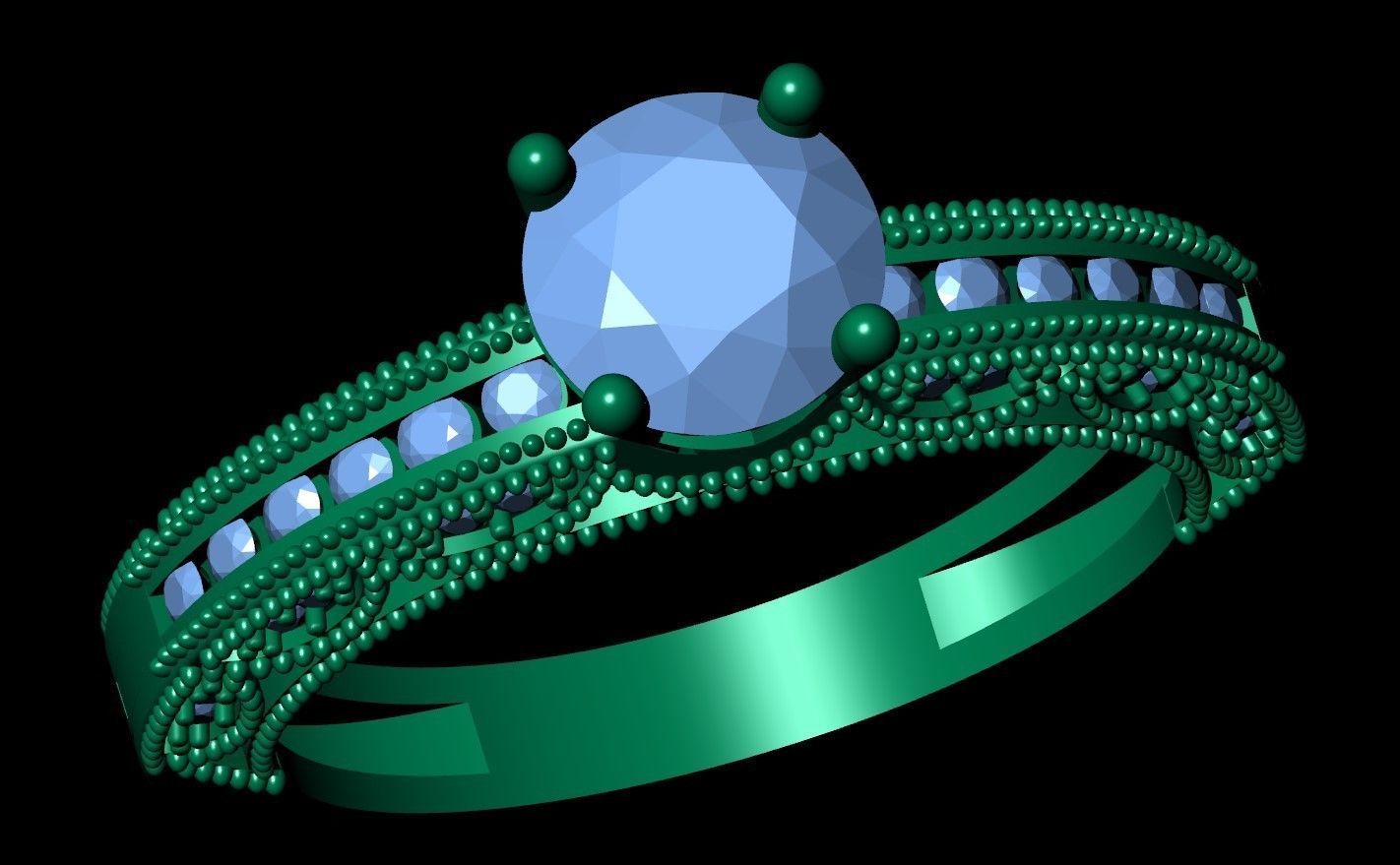 EJD08 Ring 3d Model 3D print model_1