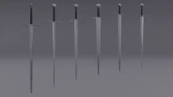 Medieval Swords Collection - Low poly PBR textures - Game ready
