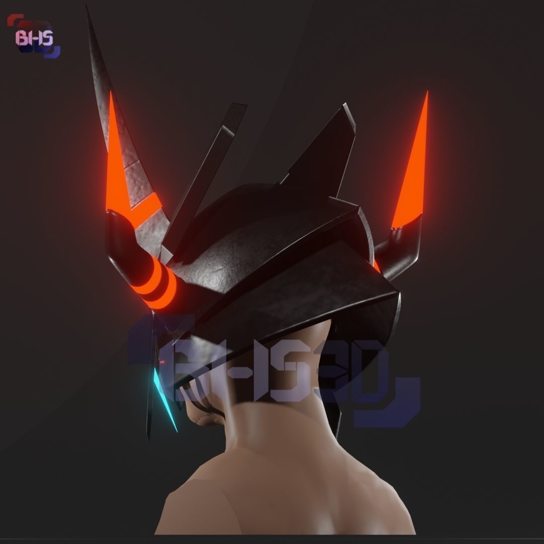 Agumon Bond of Courage helmet 3D print model_8