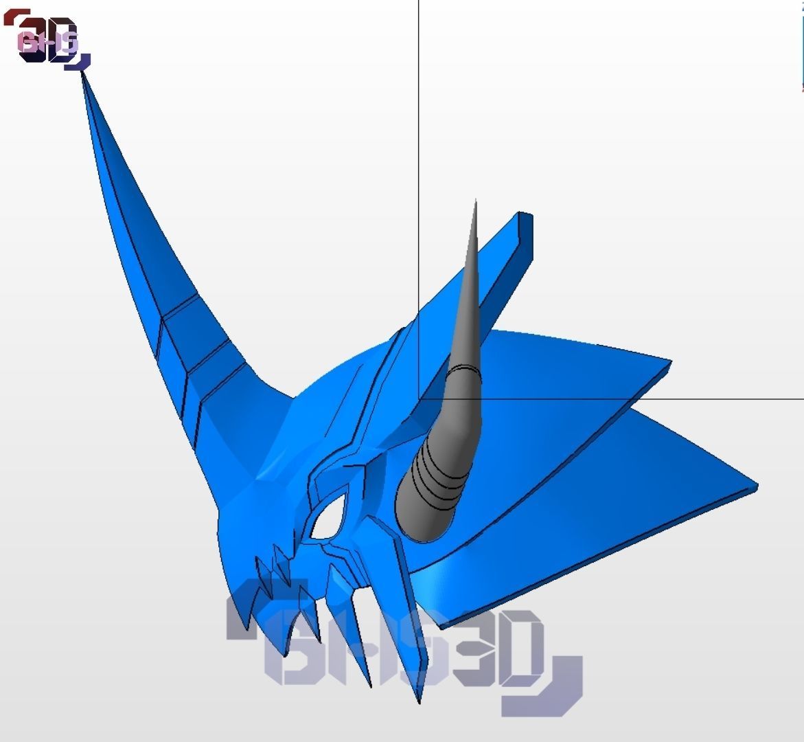 Agumon Bond of Courage helmet 3D print model_13