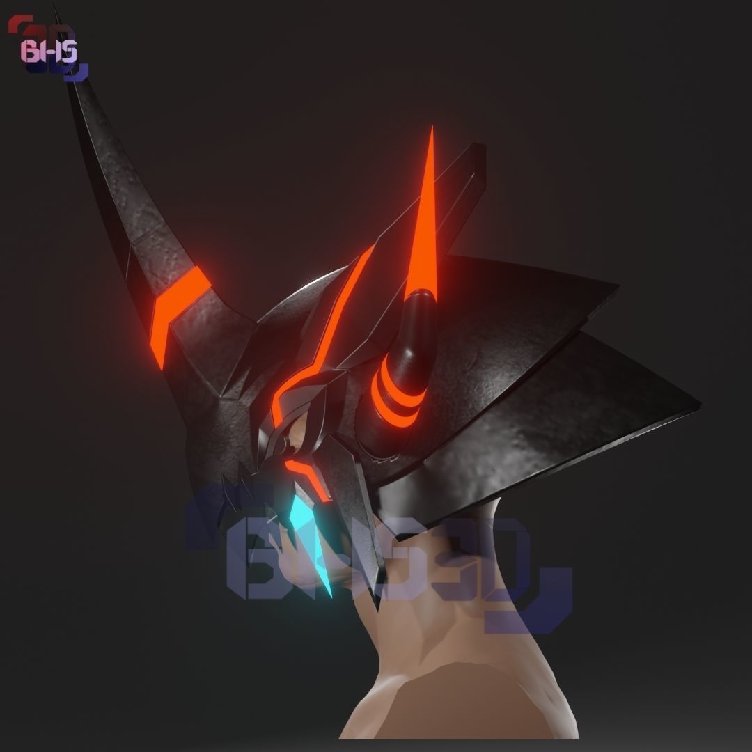 Agumon Bond of Courage helmet 3D print model_7