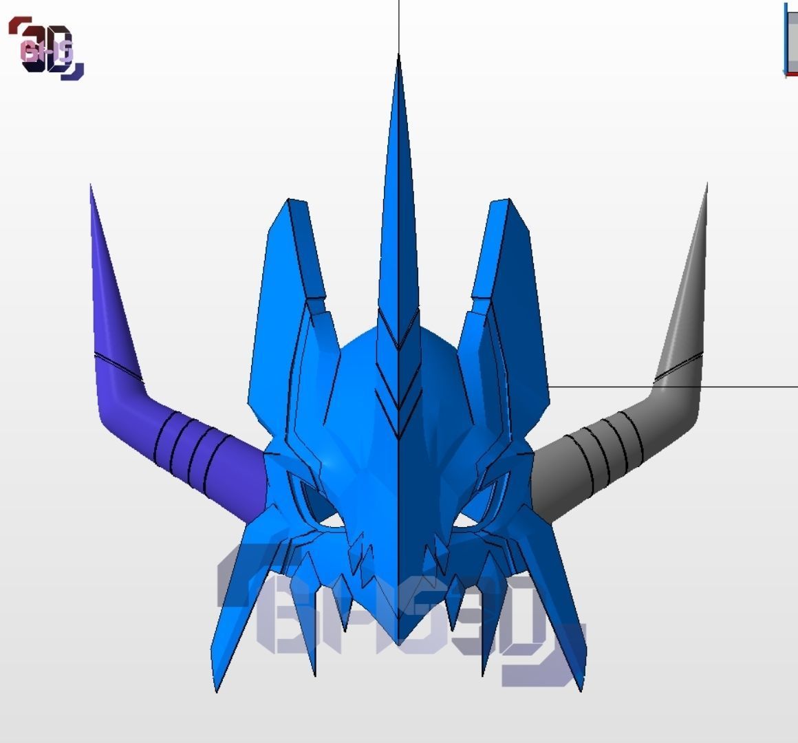Agumon Bond of Courage helmet 3D print model_11