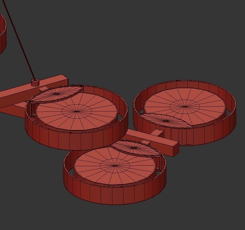 Brant chandelier 3D model_3