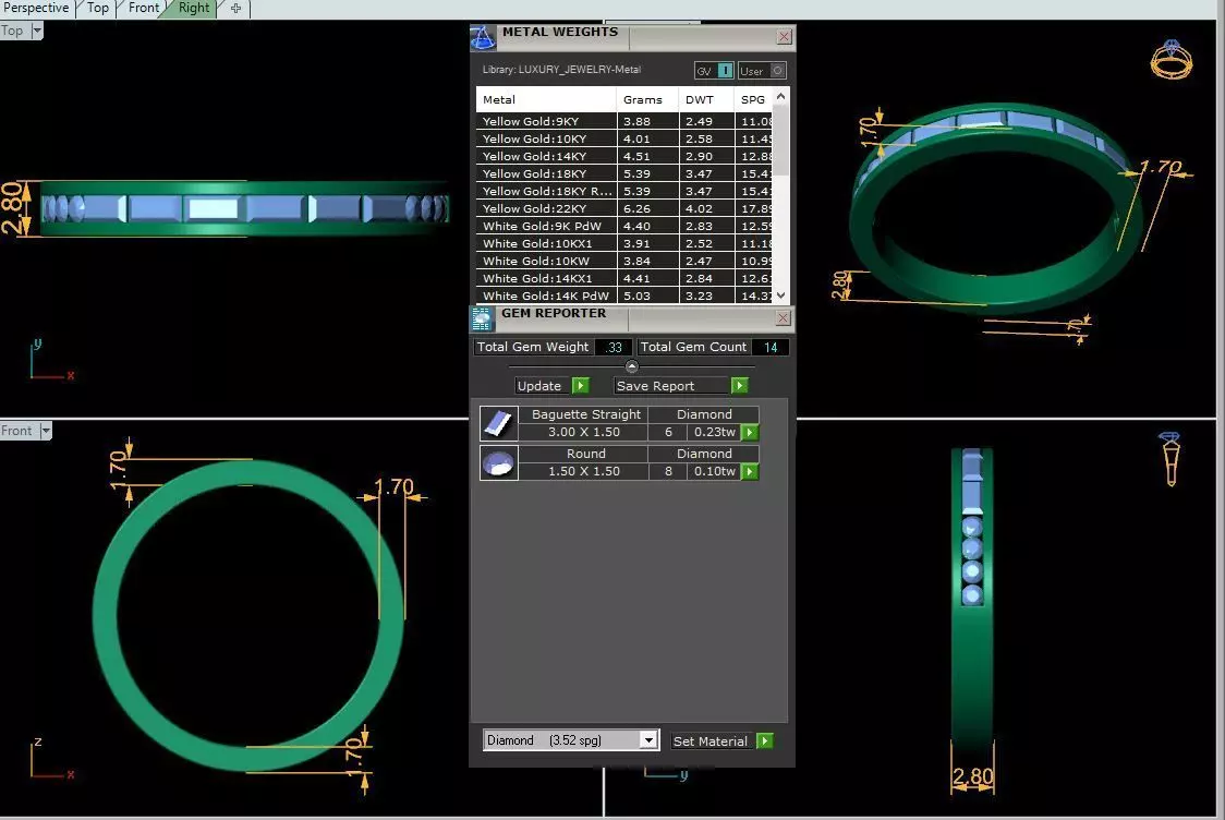 EJD18 Ring 3d Model 3D print model_0