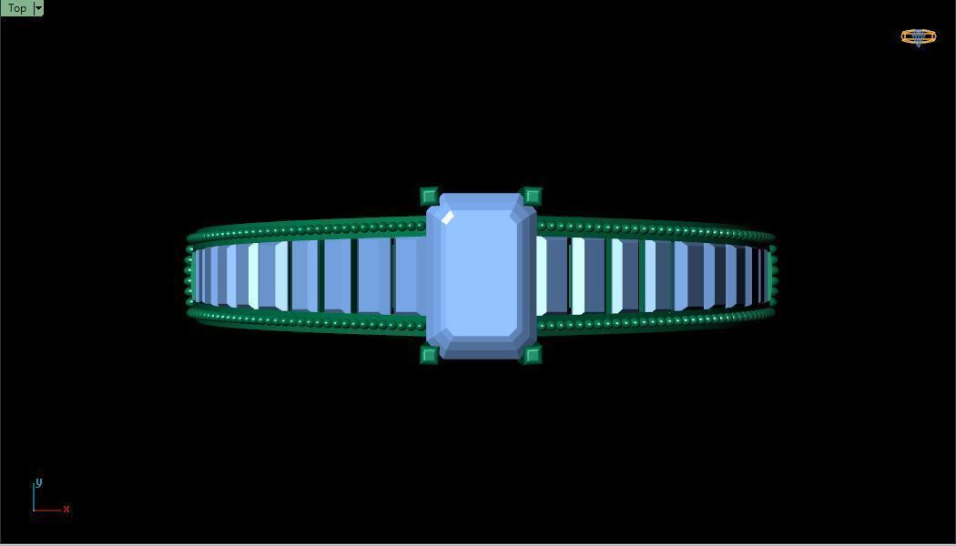 EJD16 Ring 3d Model 3D print model_2