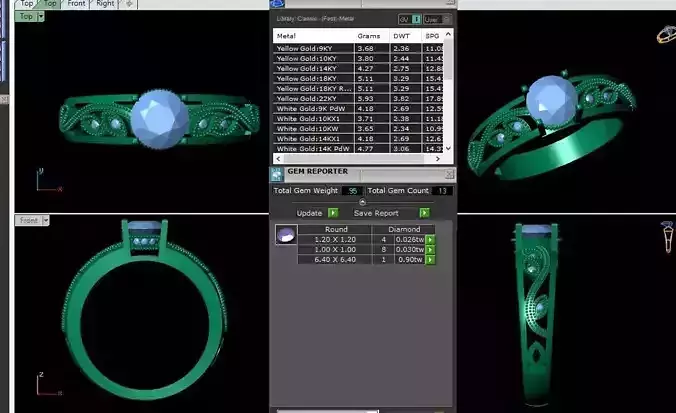 EJD22 Ring 3d Model