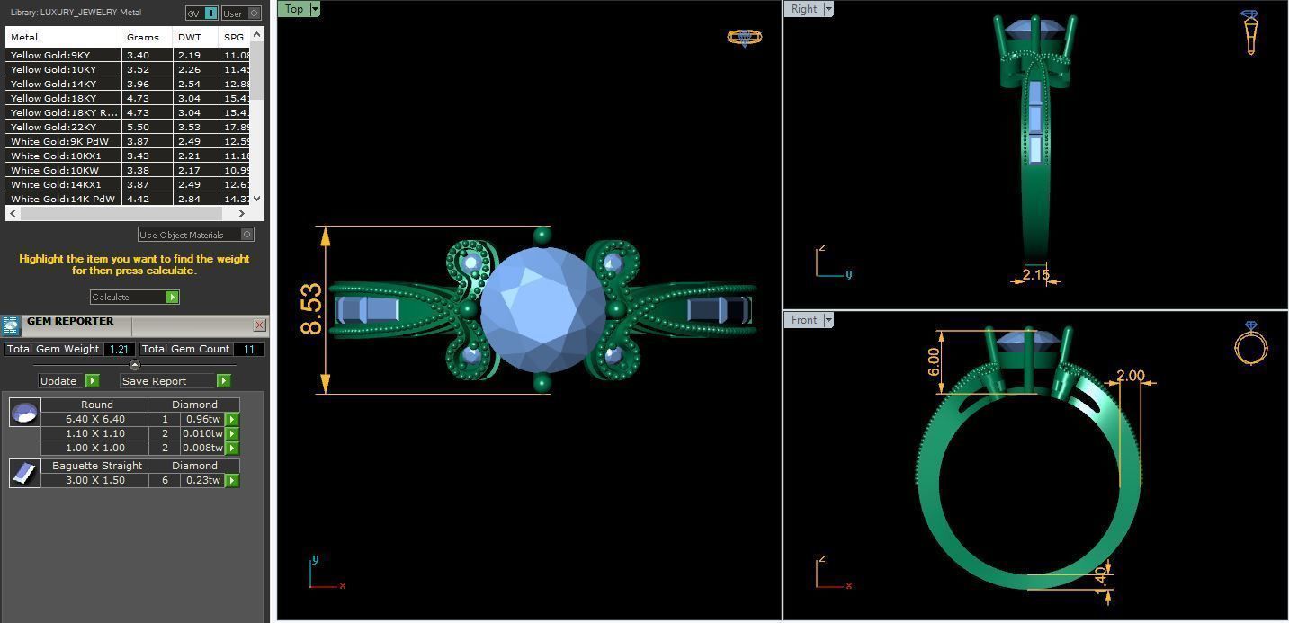 ELE30 Ring 3d Model 3D print model_3