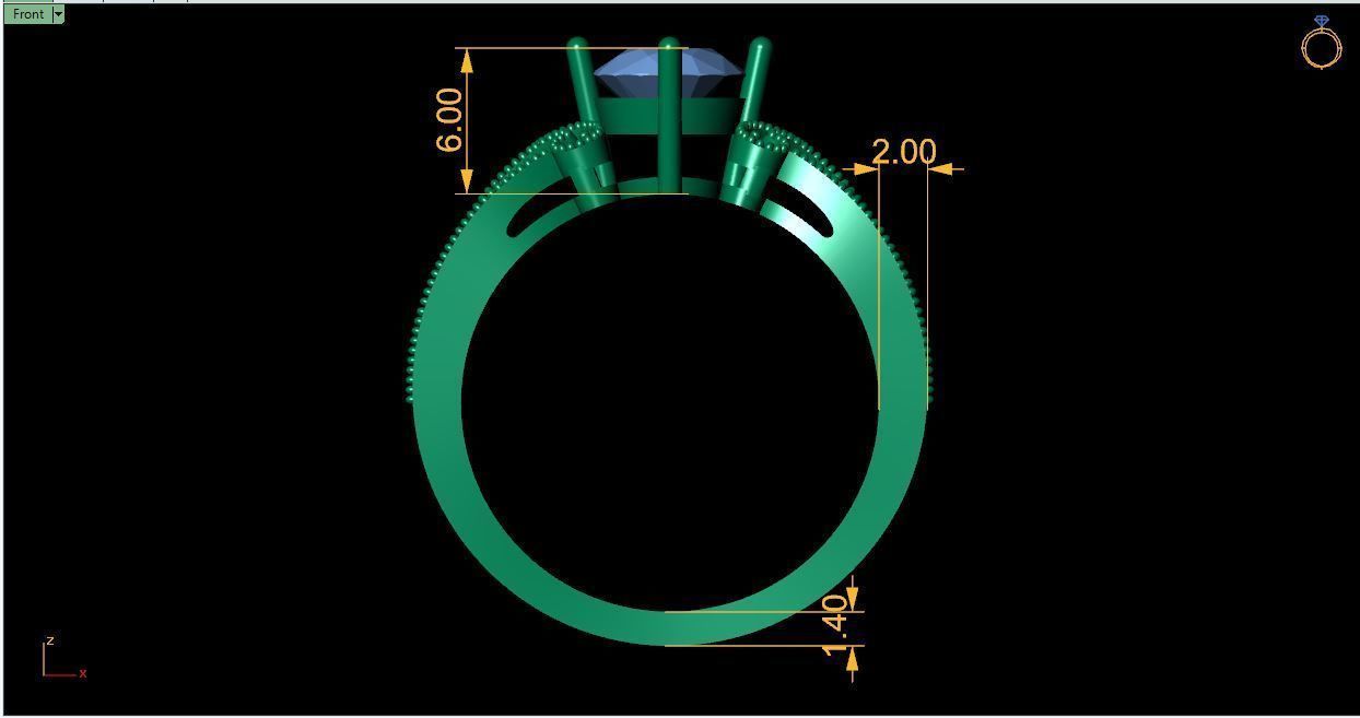 ELE30 Ring 3d Model 3D print model_4