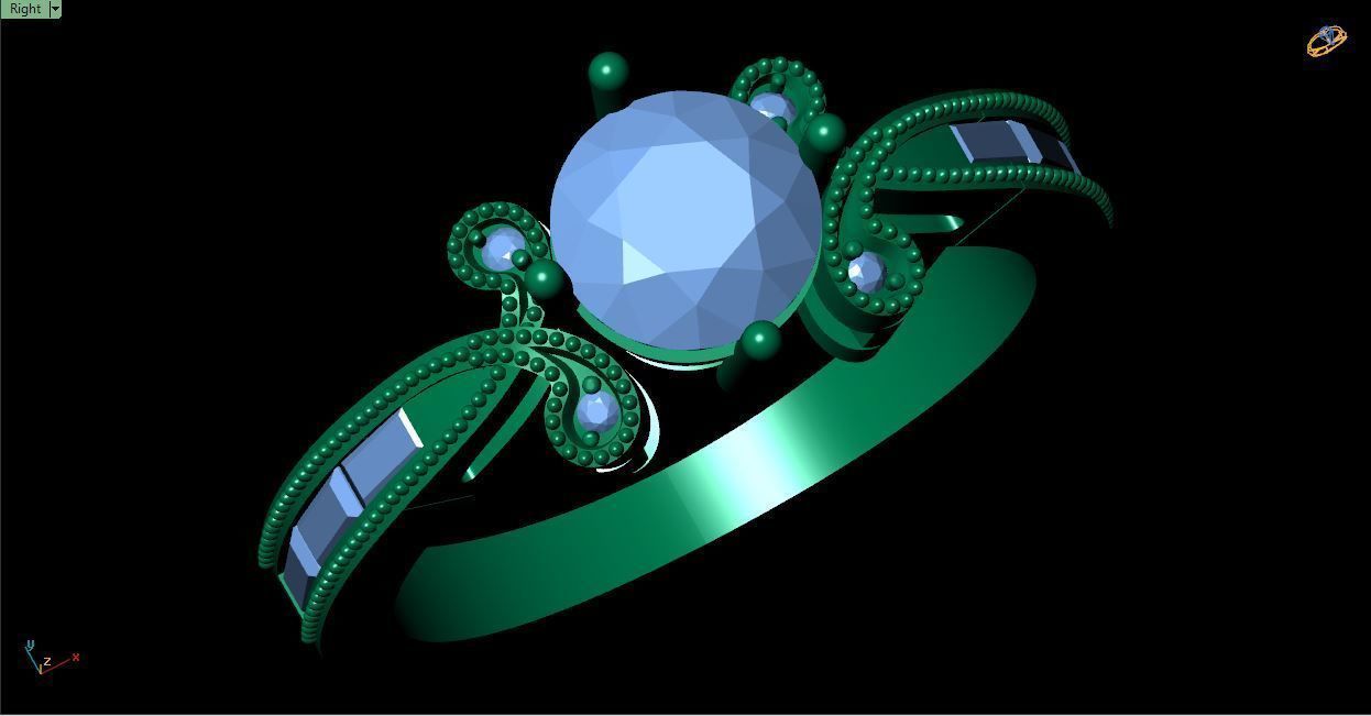 ELE30 Ring 3d Model 3D print model_1