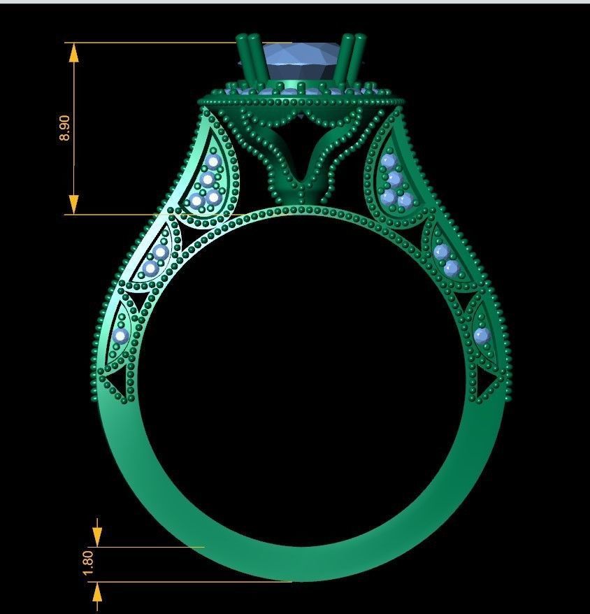 ELE27 Ring 3d Model 3D print model_4