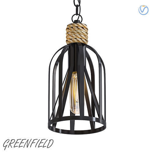 Greenfield cage pendant light 3D model