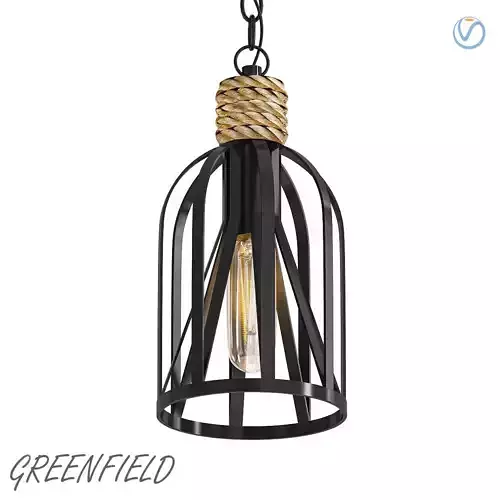 Greenfield cage pendant light 3D model