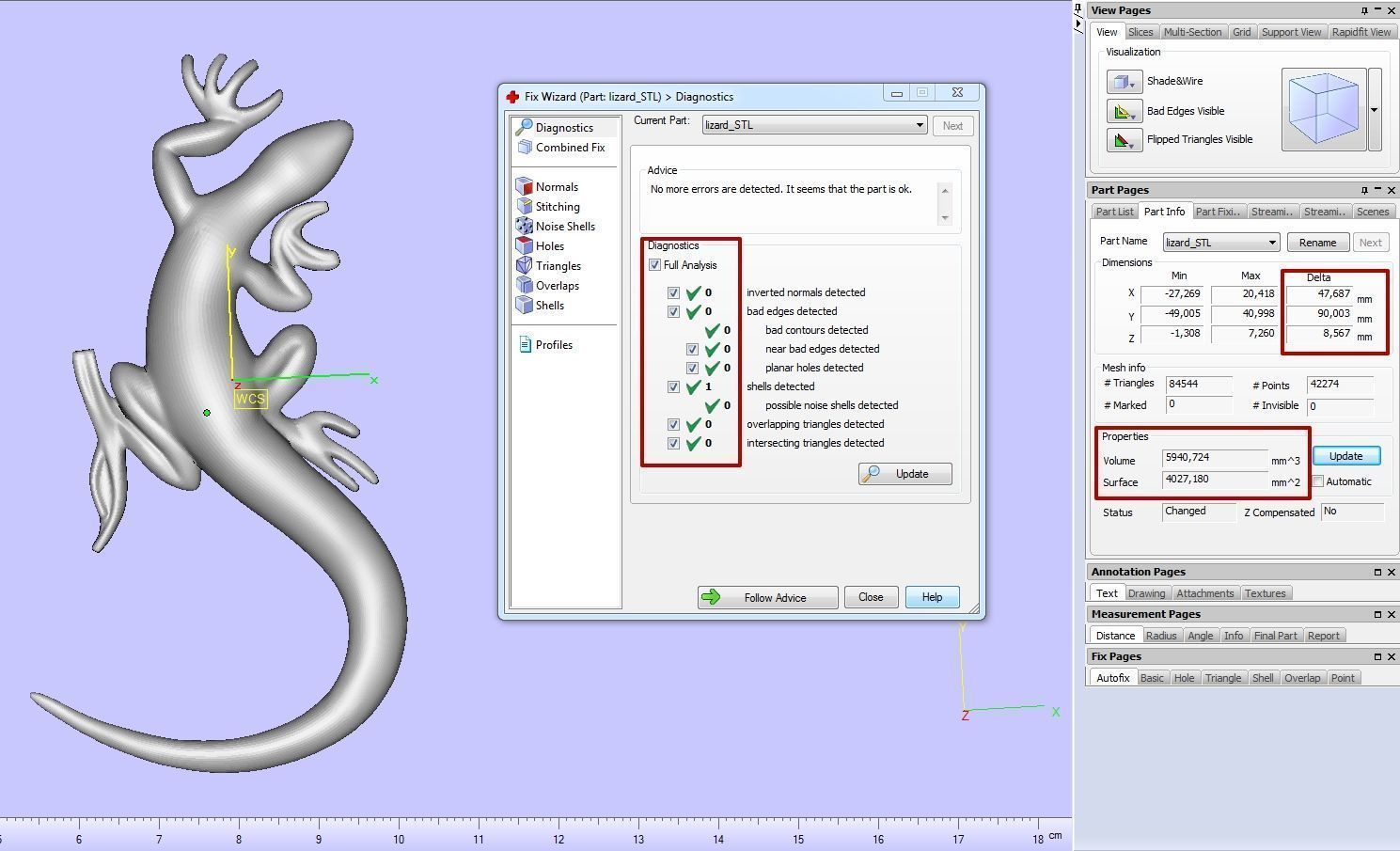 Lizard stylized 3D print model_13