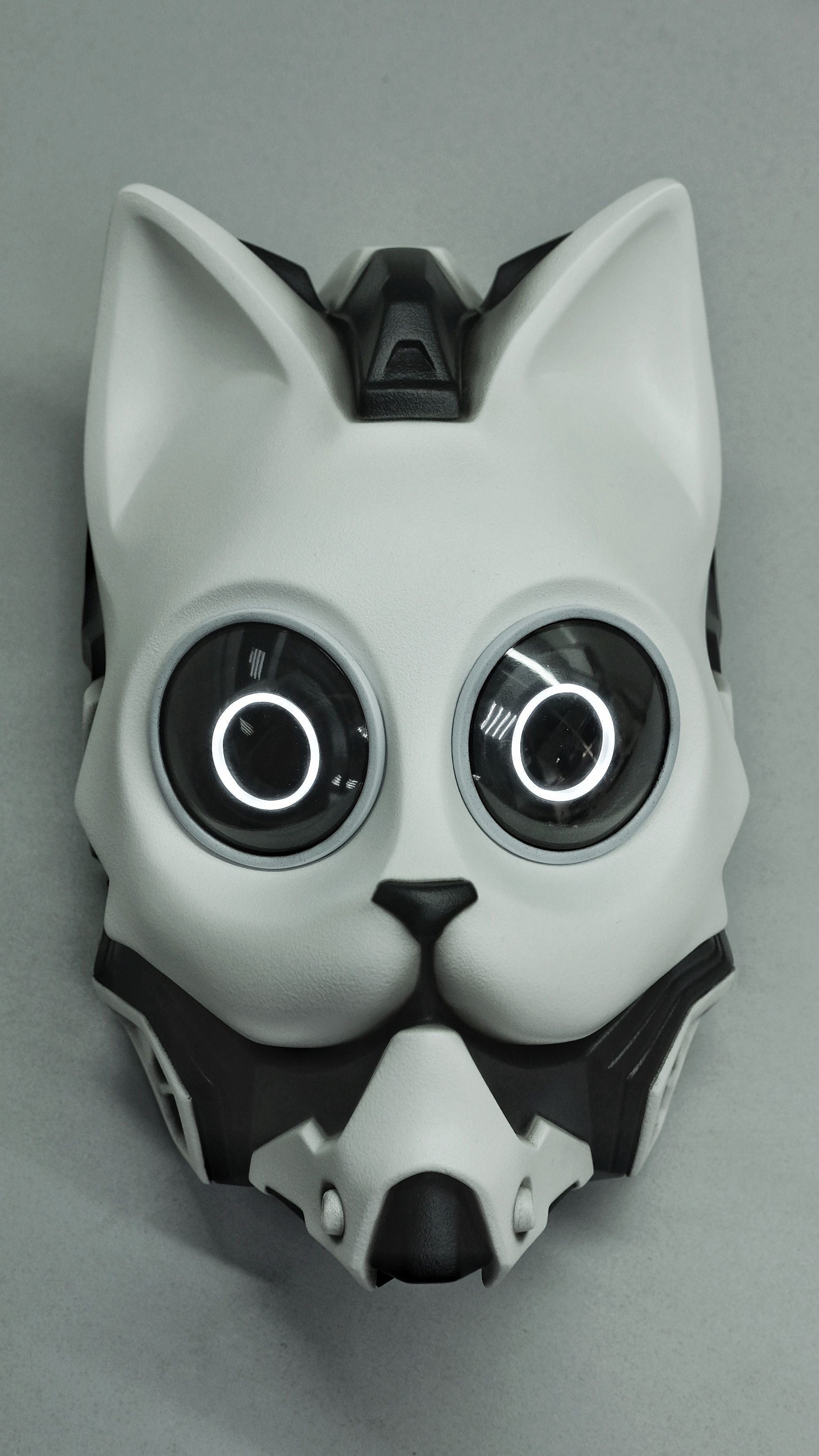 Neo Neko - cosplay cat mask- digital stl file for 3D-printing 3D print model_7