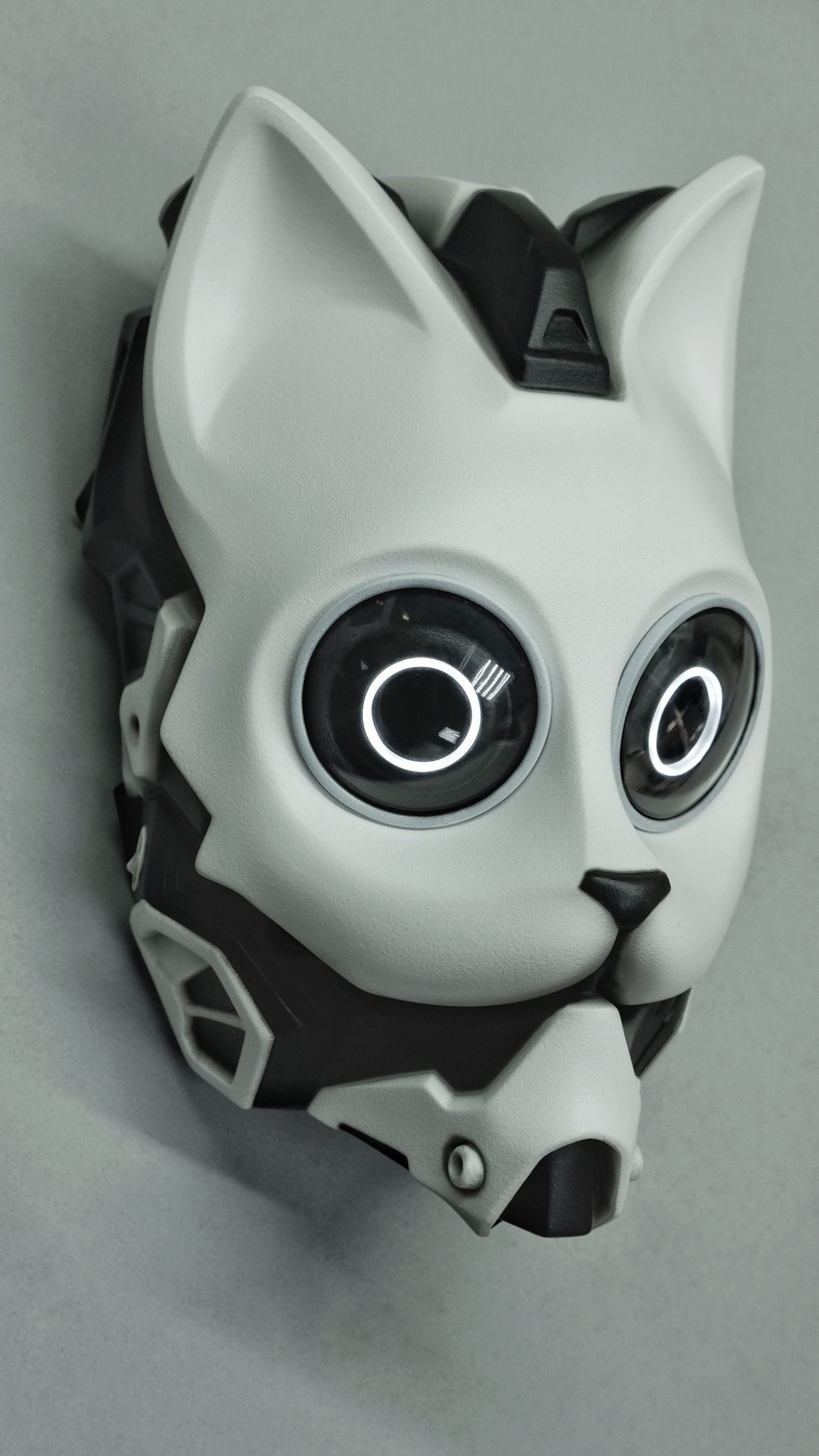 Neo Neko - cosplay cat mask- digital stl file for 3D-printing 3D print model_8
