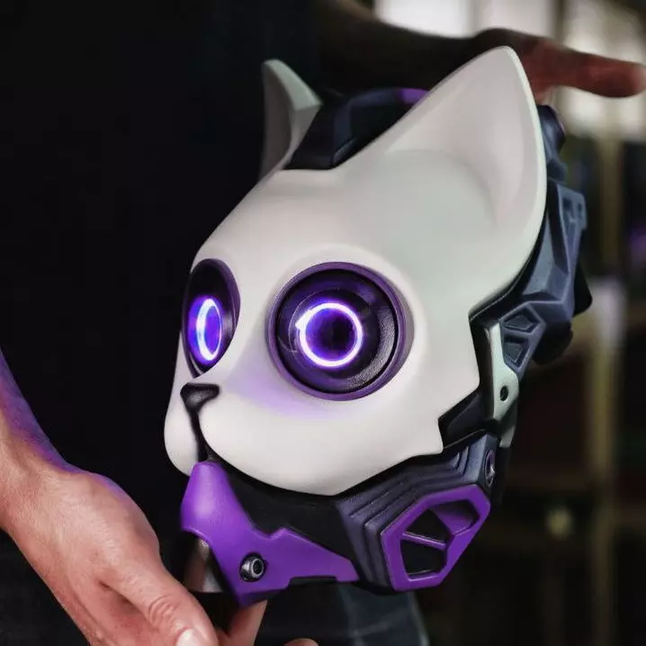 Neo Neko - cosplay cat mask- digital stl file for 3D-printing 3D print model_0