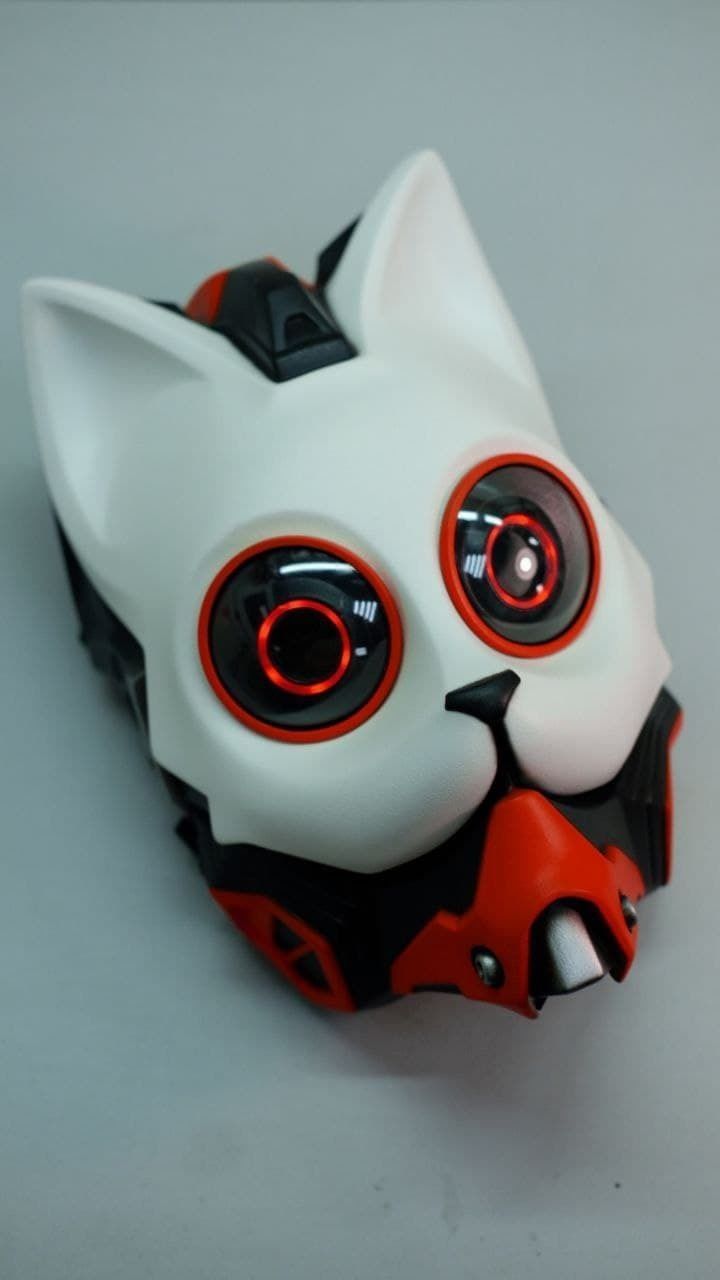 Neo Neko - cosplay cat mask- digital stl file for 3D-printing 3D print model_13