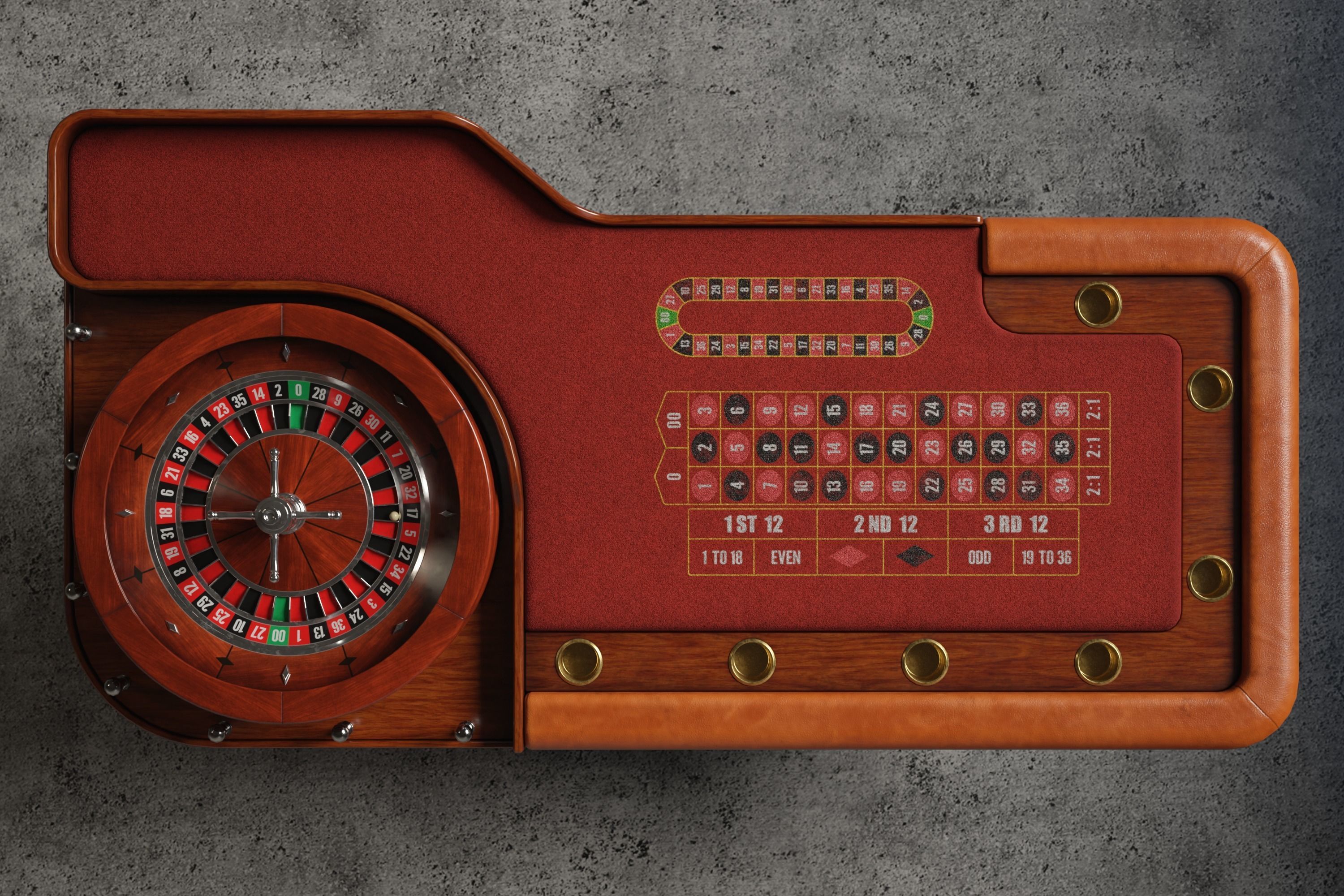 Roulette Table 3D Low-poly 3D model_8