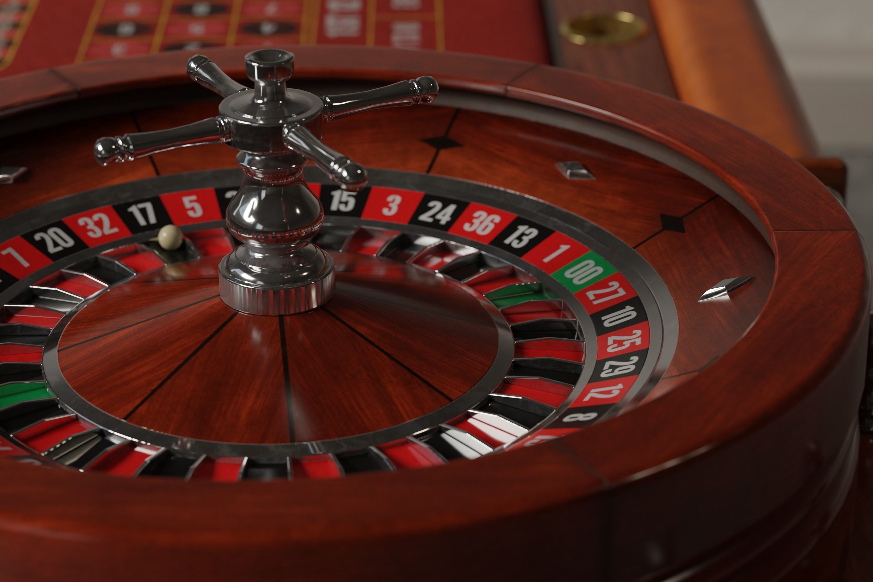 Roulette Table 3D Low-poly 3D model_19
