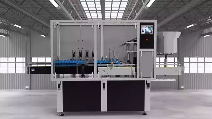 Automatic filling and capping all-in-one machine 