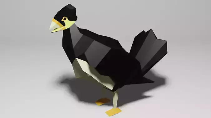 Maleo origami bird