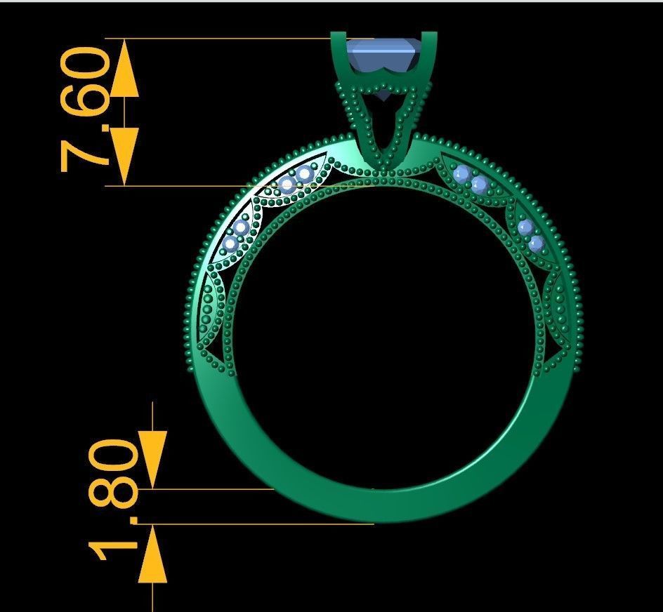 ELE25 Ring 3d Model 3D print model_4