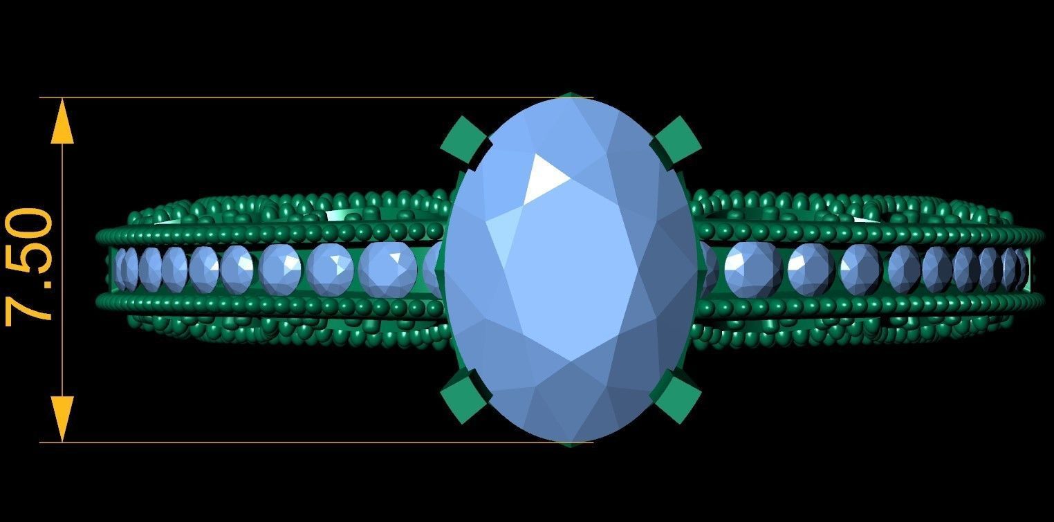ELE24 Ring 3d Model 3D print model_2