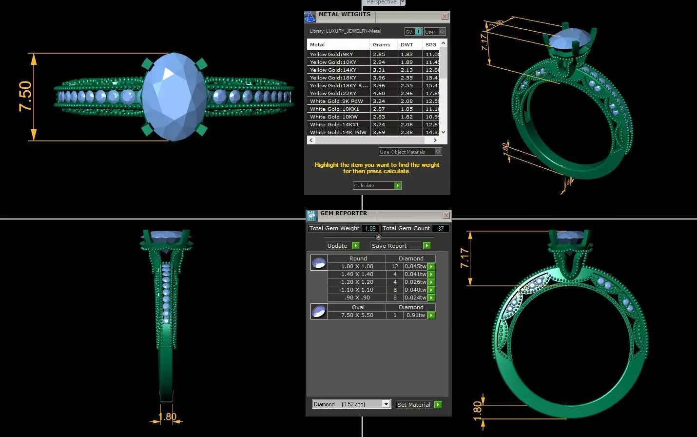 ELE24 Ring 3d Model 3D print model_0