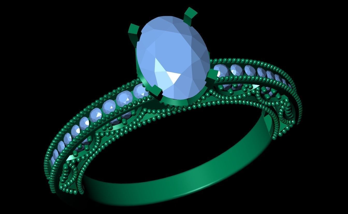 ELE24 Ring 3d Model 3D print model_1