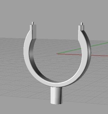 YD304 claude monet ring gold and diamonds 3D print model_16