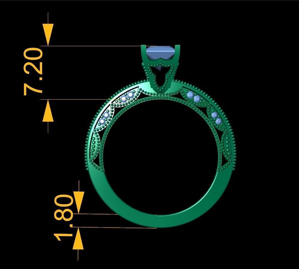 ELE23 Ring 3d Model 3D print model_4