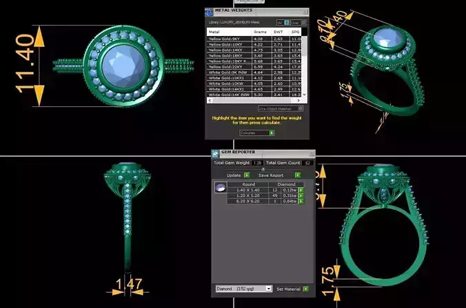 Engagement Ring 3d model